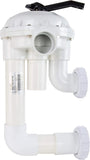 Pentair 2" Hi-Flow Backwash Valve w/ Bulkhead Fittings for Side-Mounted D.E. Filters (7.5" Centerline) - 261142