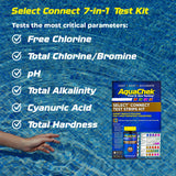 AquaChek Select Connect Kit 7-in-1 Test Strips (50 Strips per Bottle) - 541604APP
