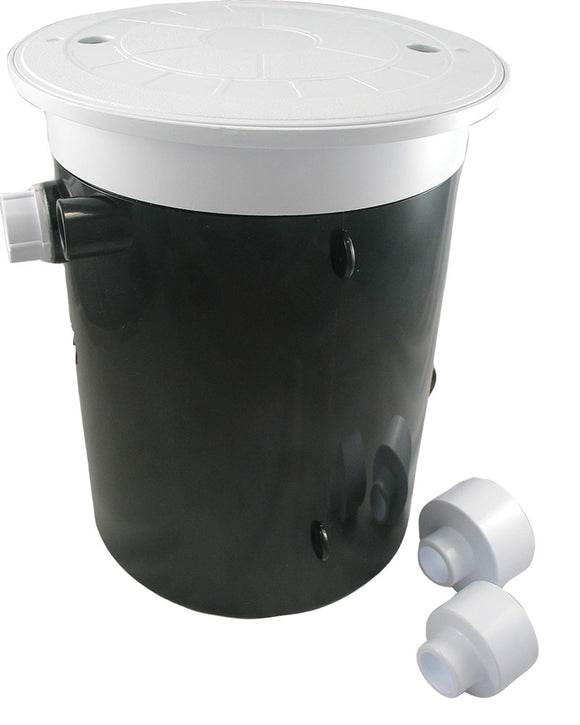 Custom Molded Products AquaLevel Automatic Water Leveler for New Construction Only (Round; White Lid & Collar) - 25504-100-000