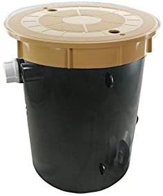 Custom Molded Products AquaLevel Automatic Water Leveler for New Construction Only (Round; Tan Lid & Collar) - 25504-109-000