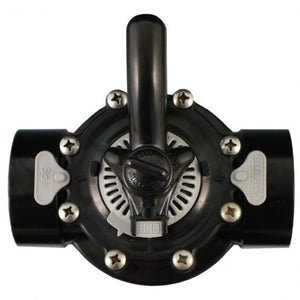 Custom Molded Products Black CPVC 2-Way Diverter; 1.5" Socket x 2" Spigot - 25912-154-000