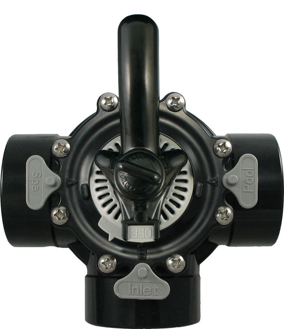 Custom Molded Products Black CPVC 3-Way Diverter; 2