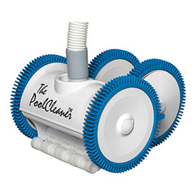 Hayward The PoolCleaner by Poolvergnuegen 4-Wheel Suction Based Cleaner, White - W3PVS40JST