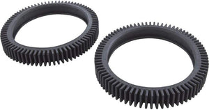 9b. No Hump Tire (Back) Replacement, Black (2 pack) - 896584000-563