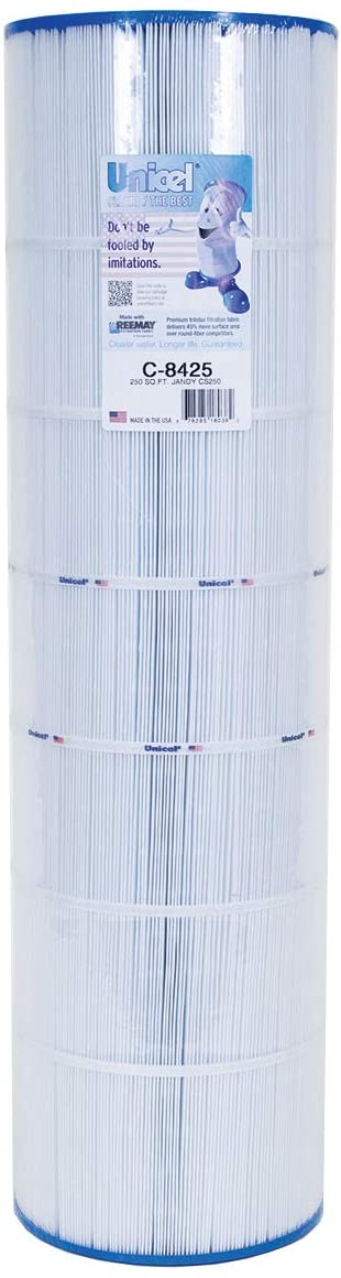 Unicel 250 Sq. Ft. Replacement Filter Cartridge for Jandy CS250 (White) - C-8425