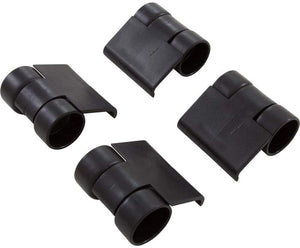 15a. Front Skirts with Rollers, Black (4 per Kit) - PVX043042BKPK4