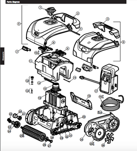 36. Wheel Style and Axle Plug, Gray Met - RCX341223237PK4