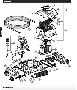 32. Tube Wheel, Black, SharkVac - RCX97520ABK