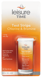 Leisure Time Chlorine & Bromine Test Strips, 50 Strips (1 Bottle) - 45006A